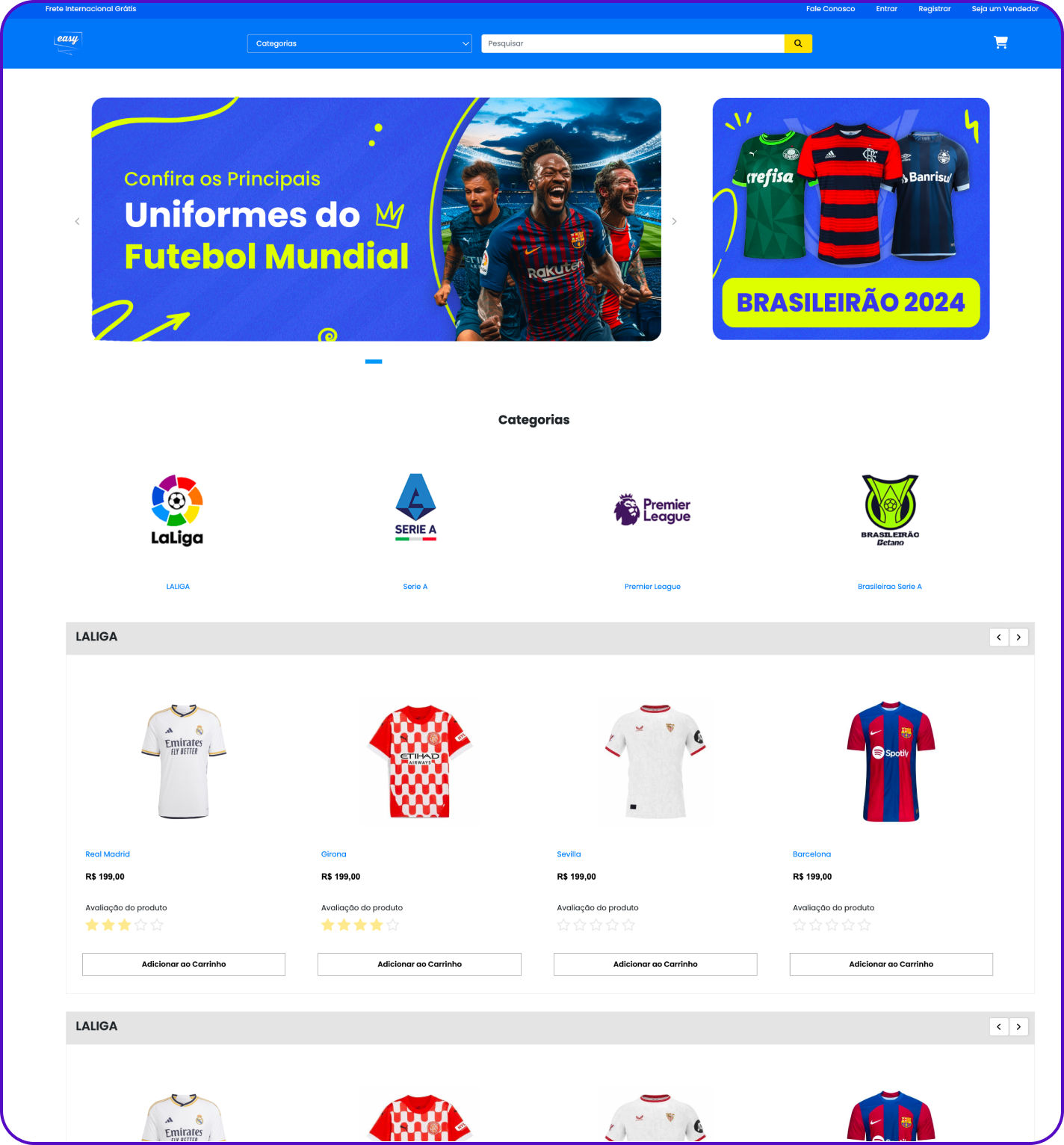 Marketplace de Uniformes